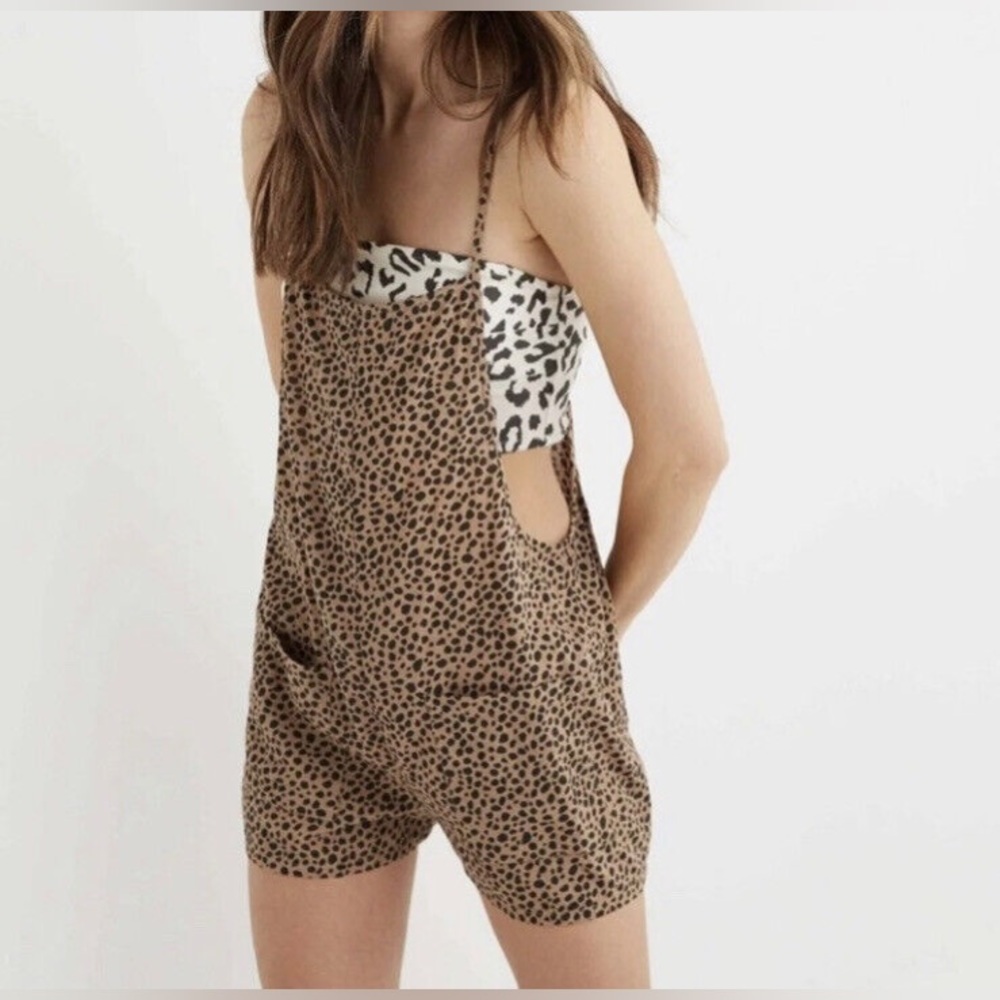 Aerie Leopard Print Jumpsuit